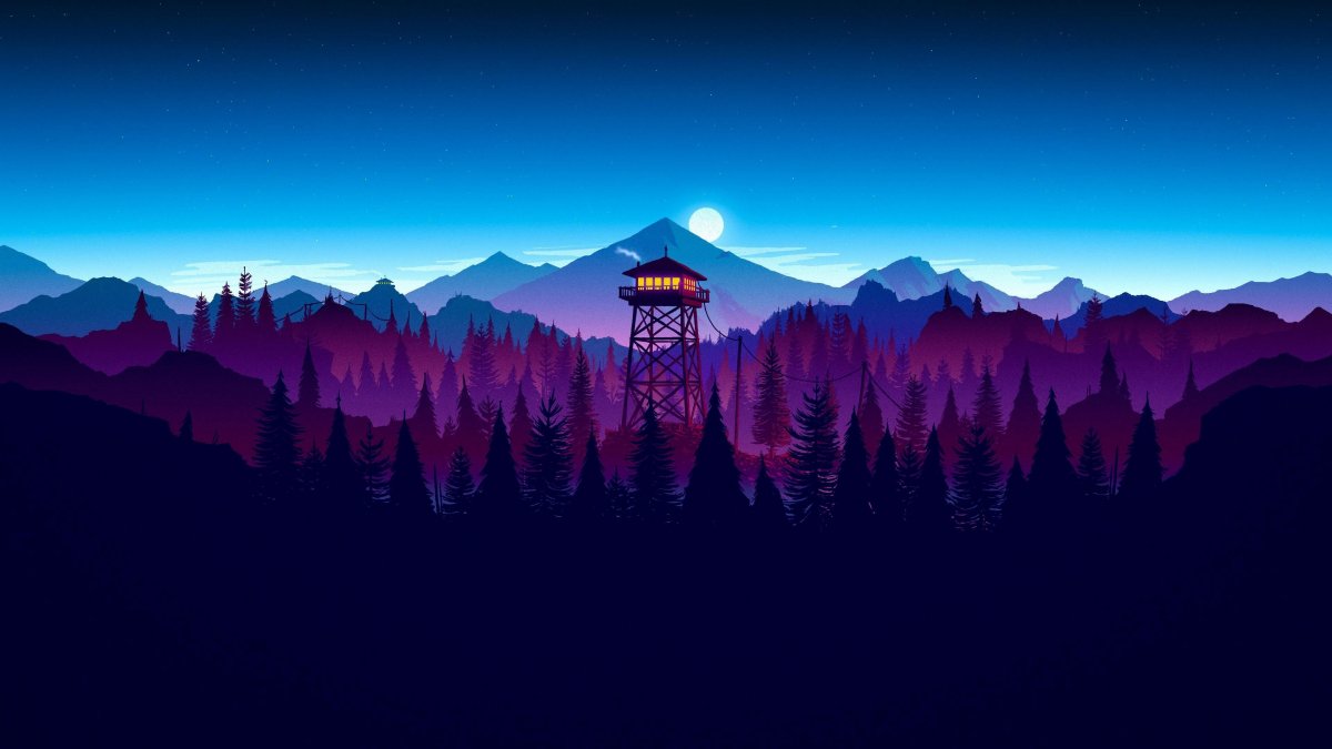 Фон Firewatch 4k