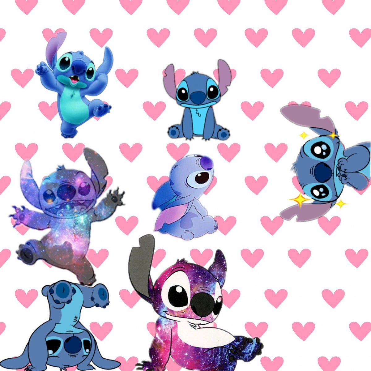 Стич со звездочками