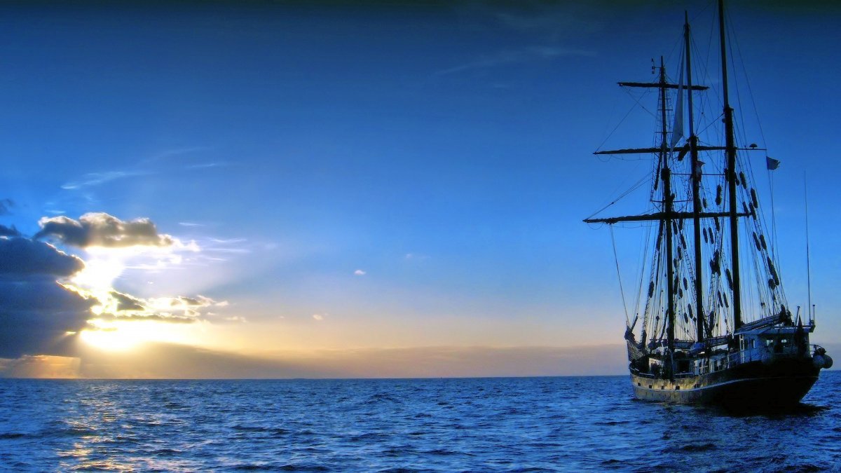 Фотообои старинный парусник