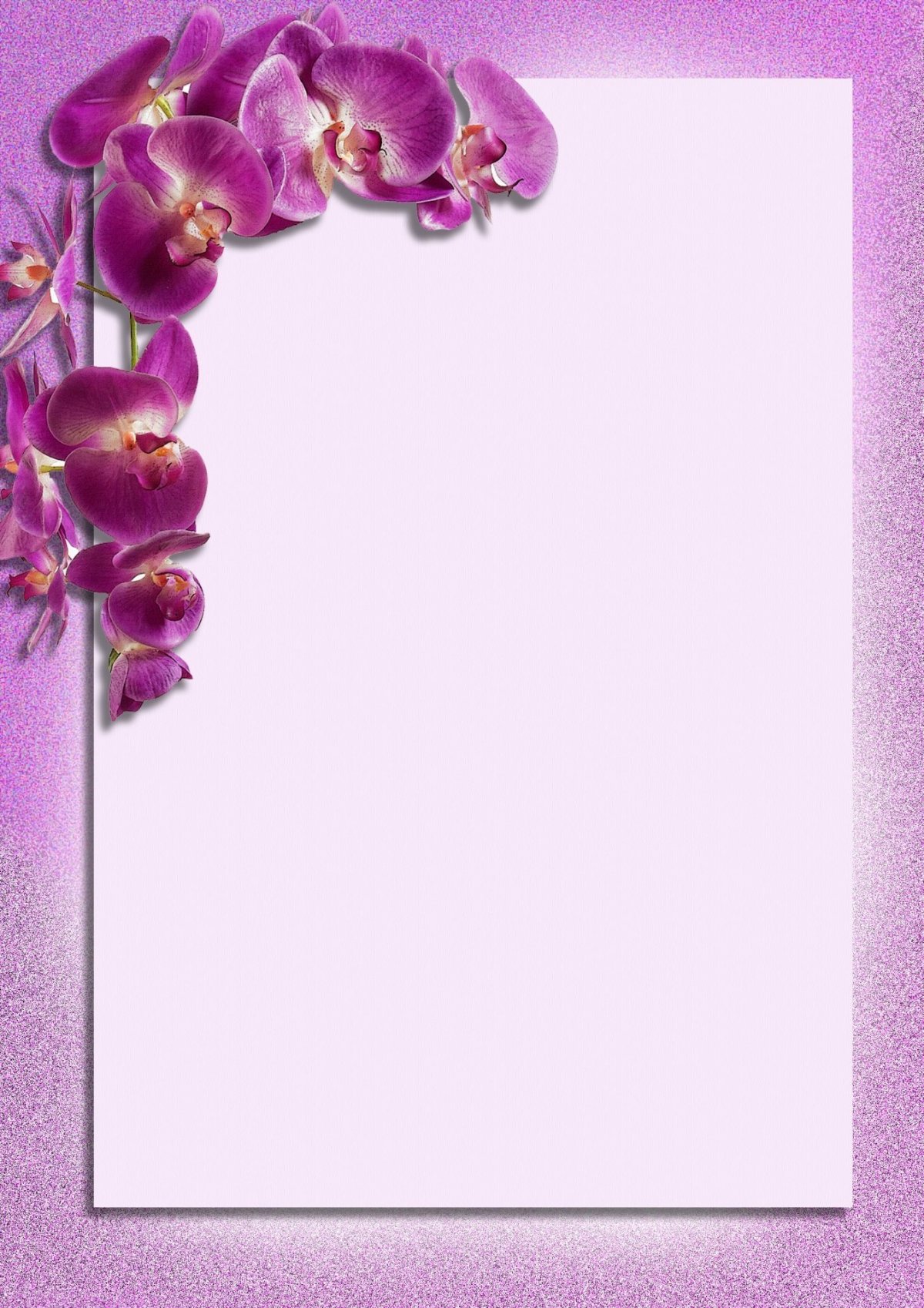 Фоторамка с орхидеями