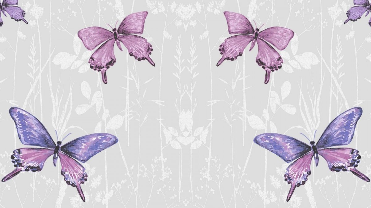 Бабочки светло сиреневые