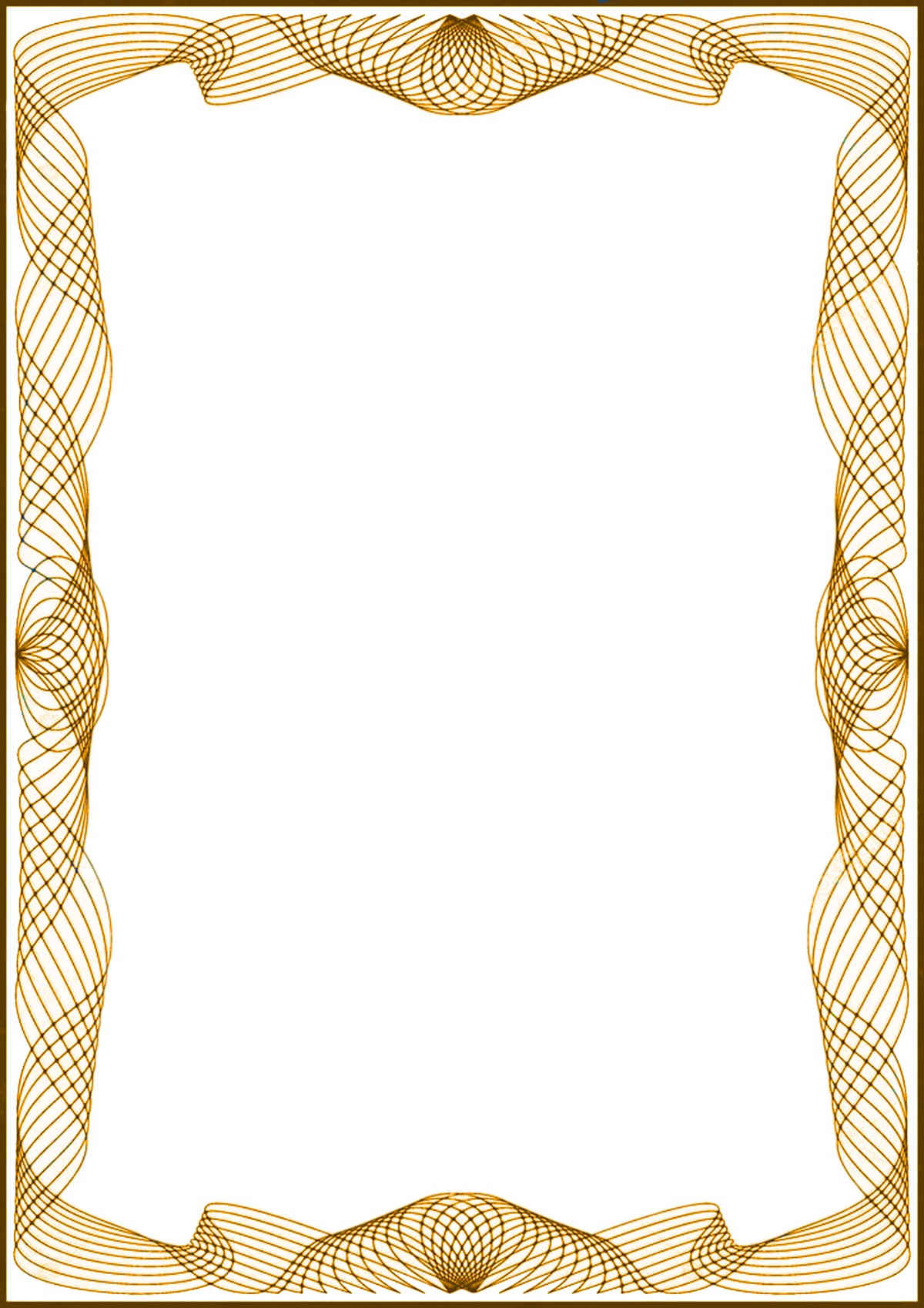 Красивая строгая рамка для текста