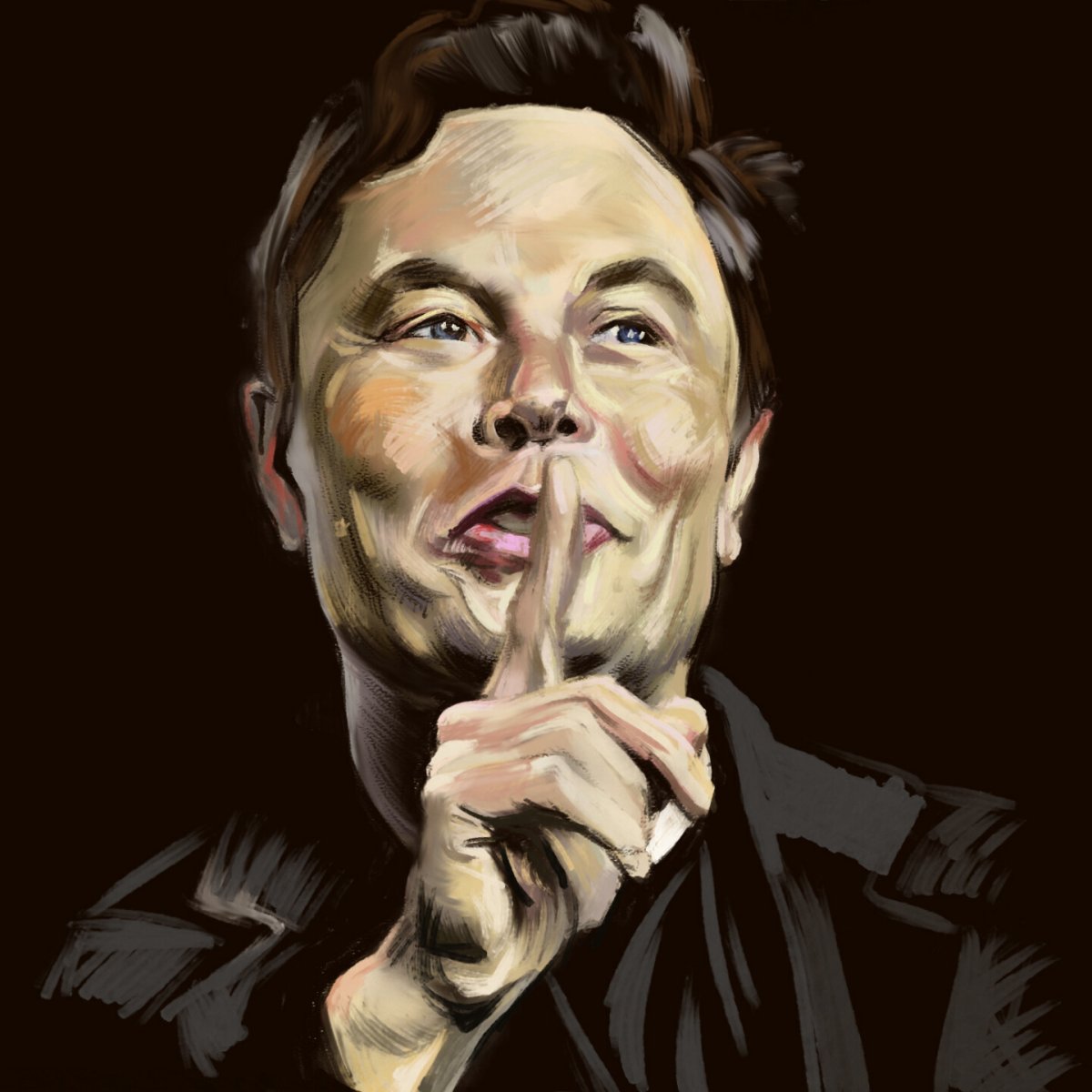 Илон Маск курит