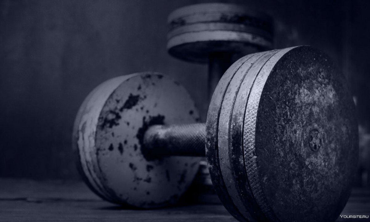 Гантели реклама