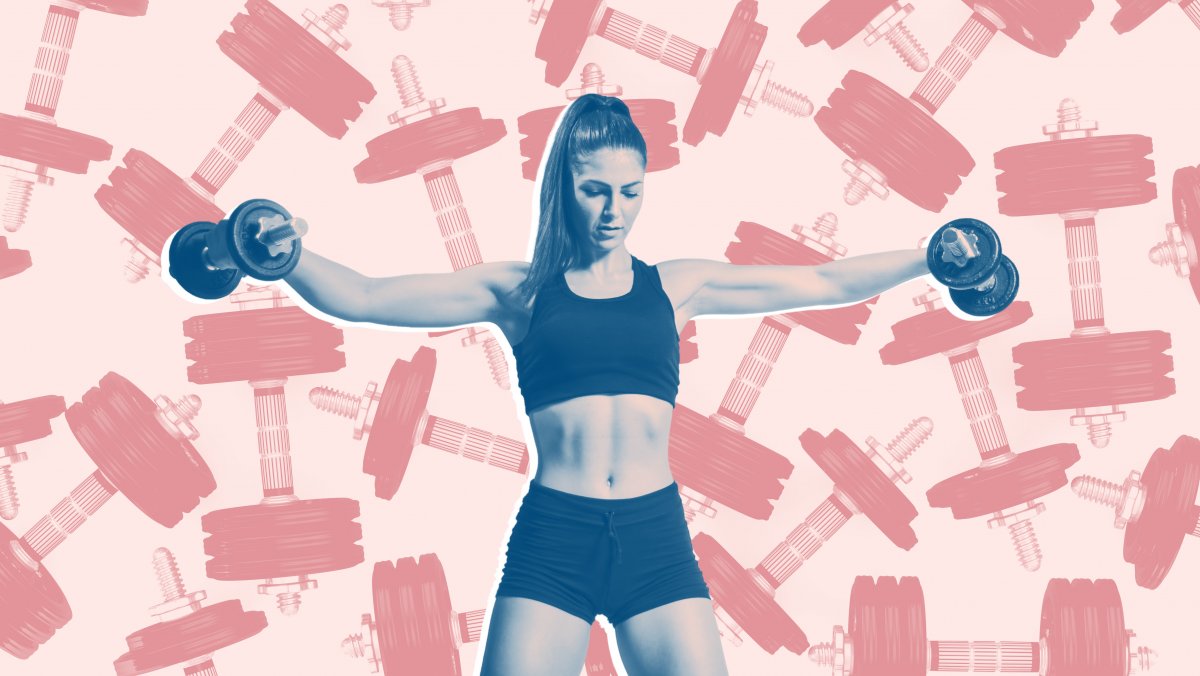 Обои на телефон гантели