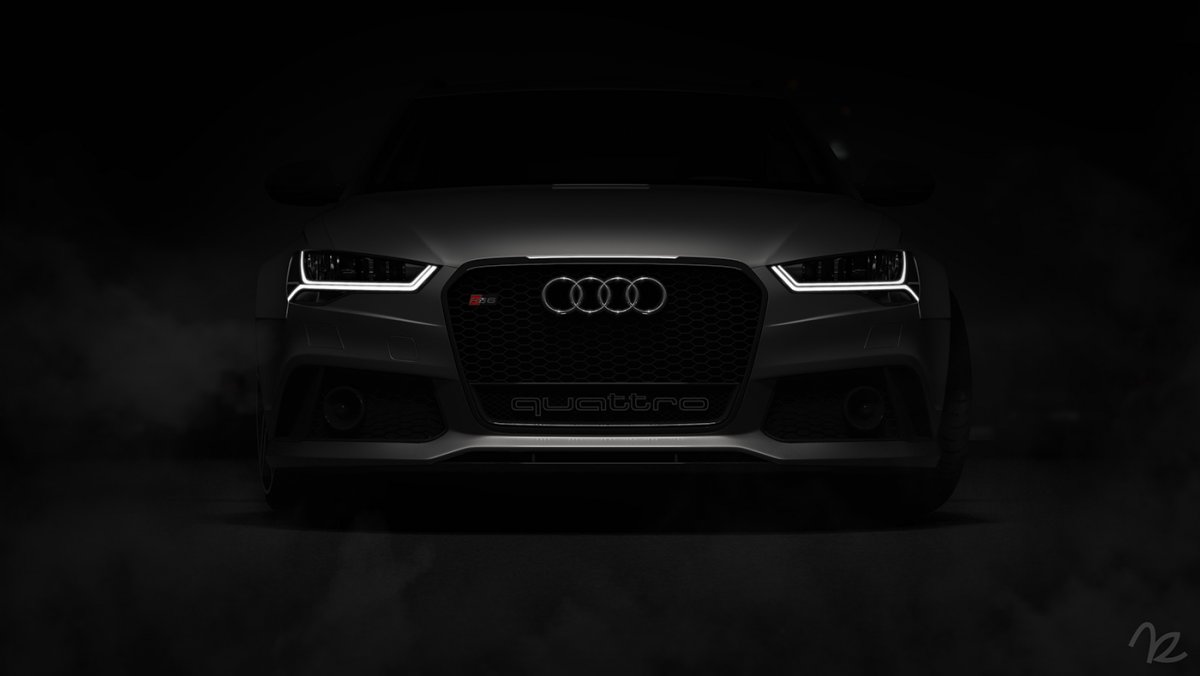 Ауди rs6 на фон
