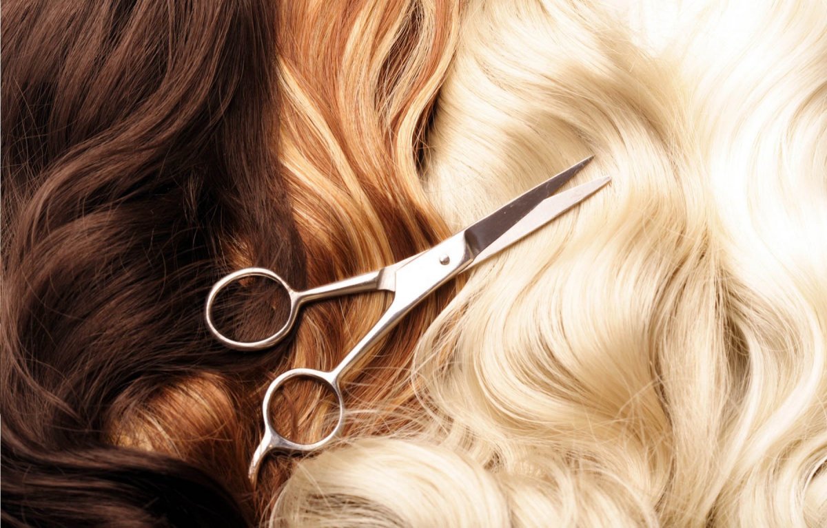 Локон и ножницы