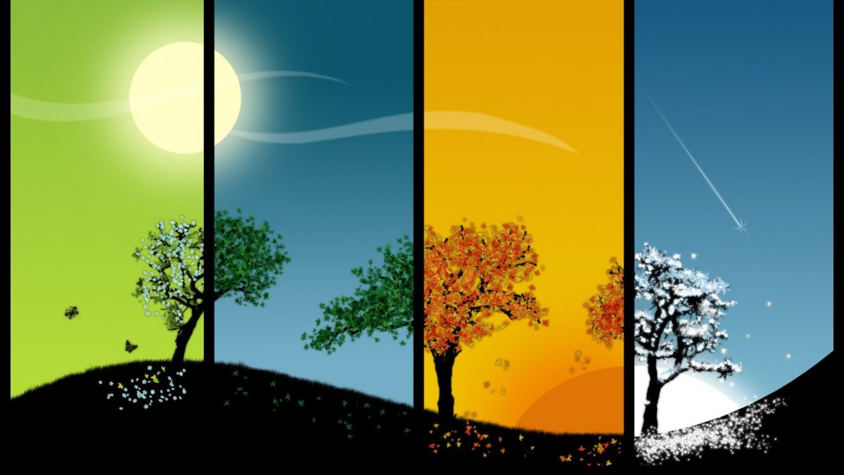 Фон по временам года