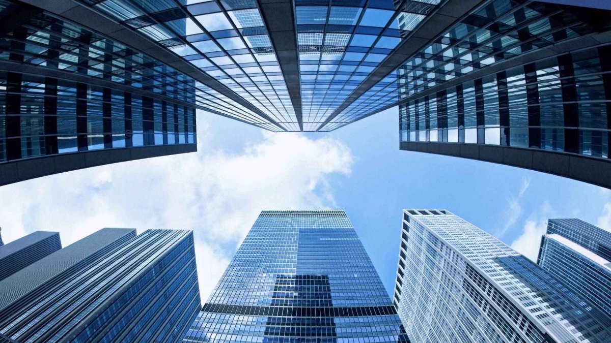 Офисный стол сверху