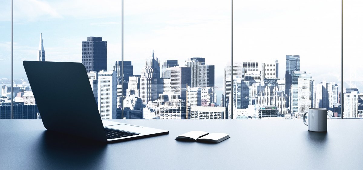 Вид из окна офиса