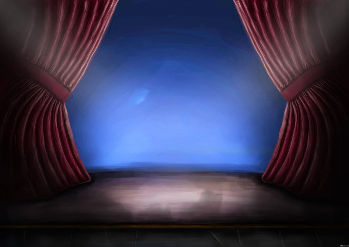 Пустая сцена театра