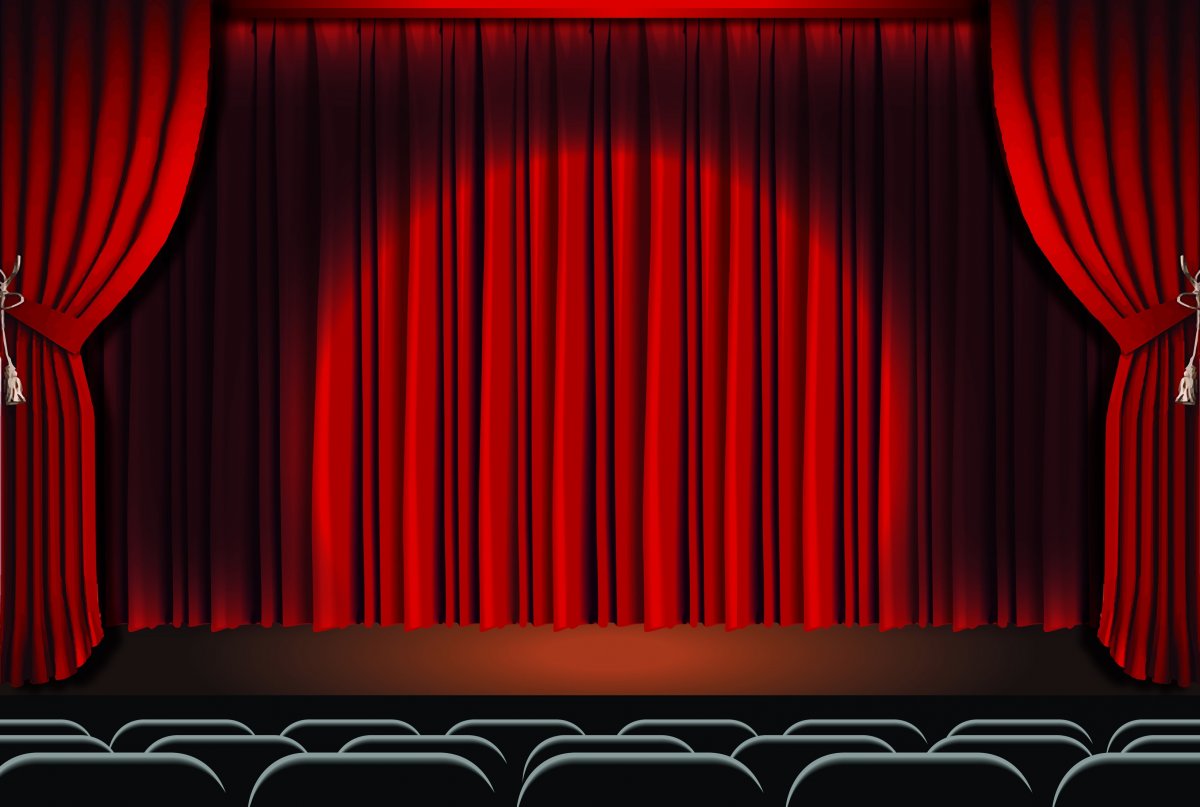 Сцена с кулисами