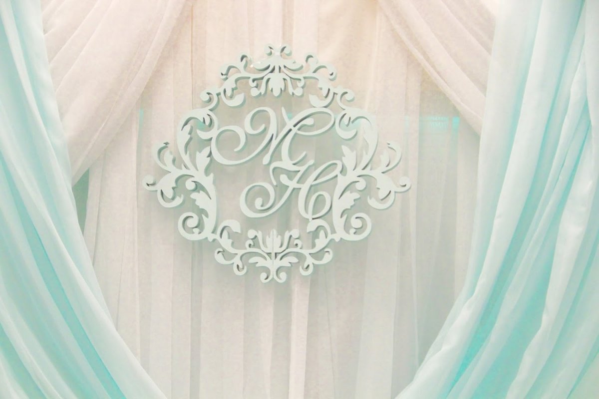 Розово бирюзовый фон