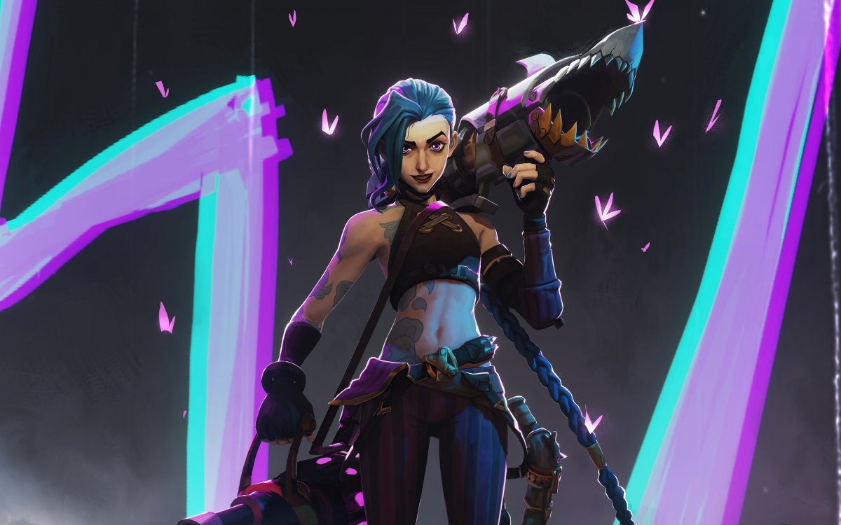 Джинкс из сериала аркейн