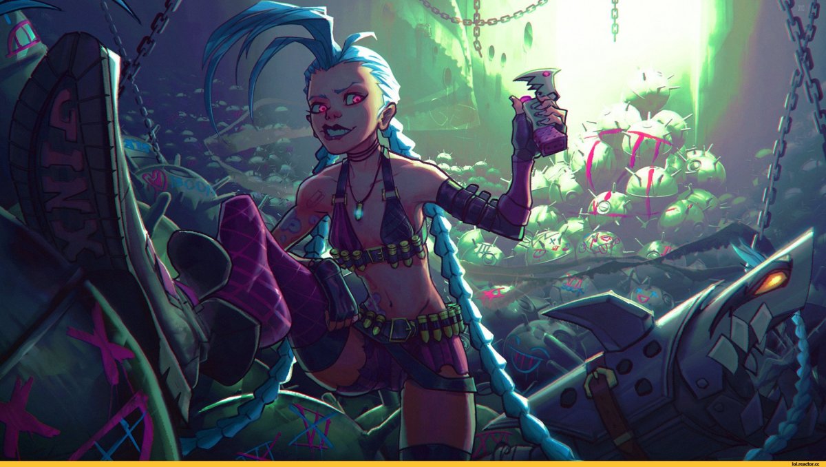 Джинкс обои 1920х1080