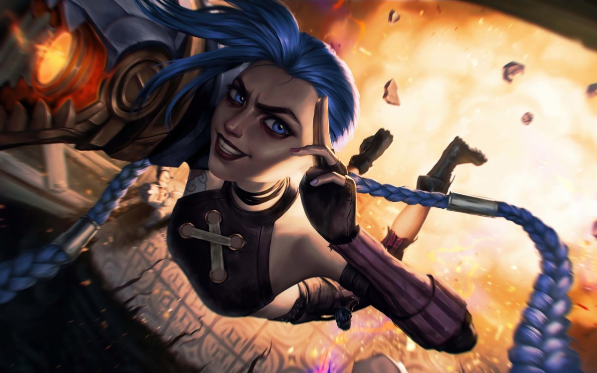 Джинкс обои Яндекс