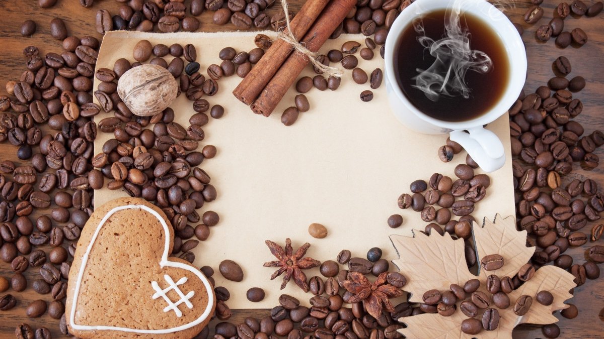 Парные обои кофе