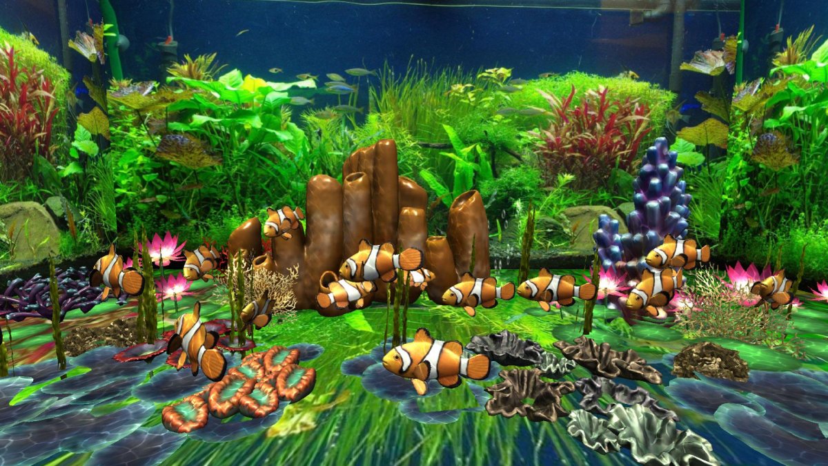 Аквариум 3д на рабочий стол