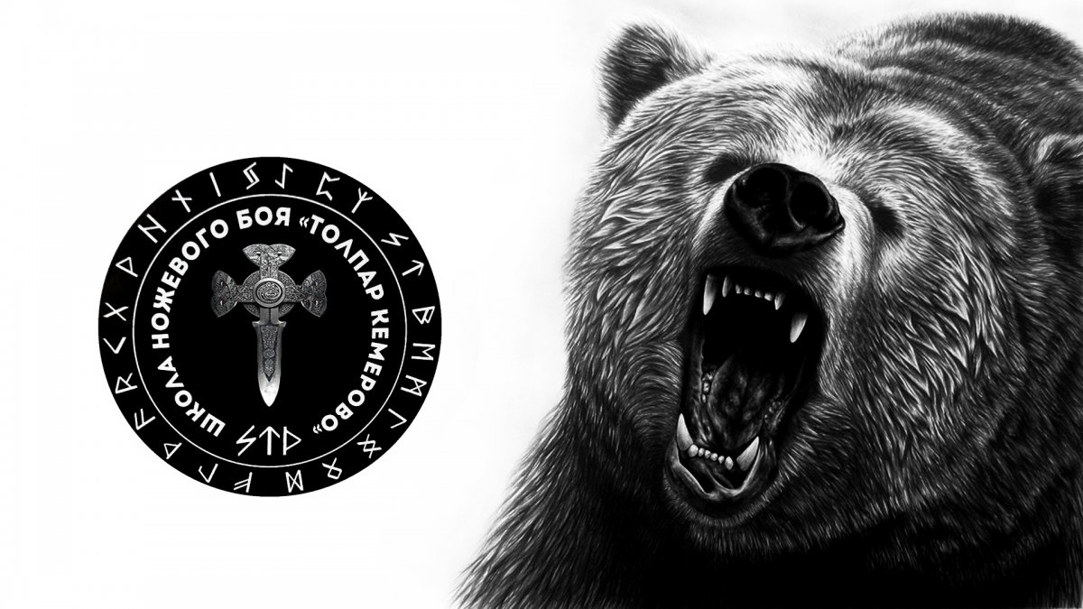 Минималистичный медведь