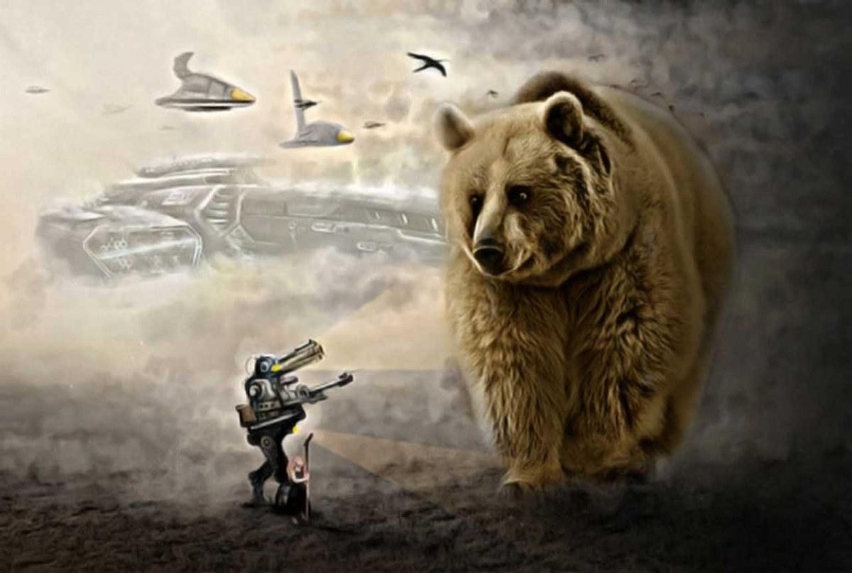 Обезьяна арт Минимализм