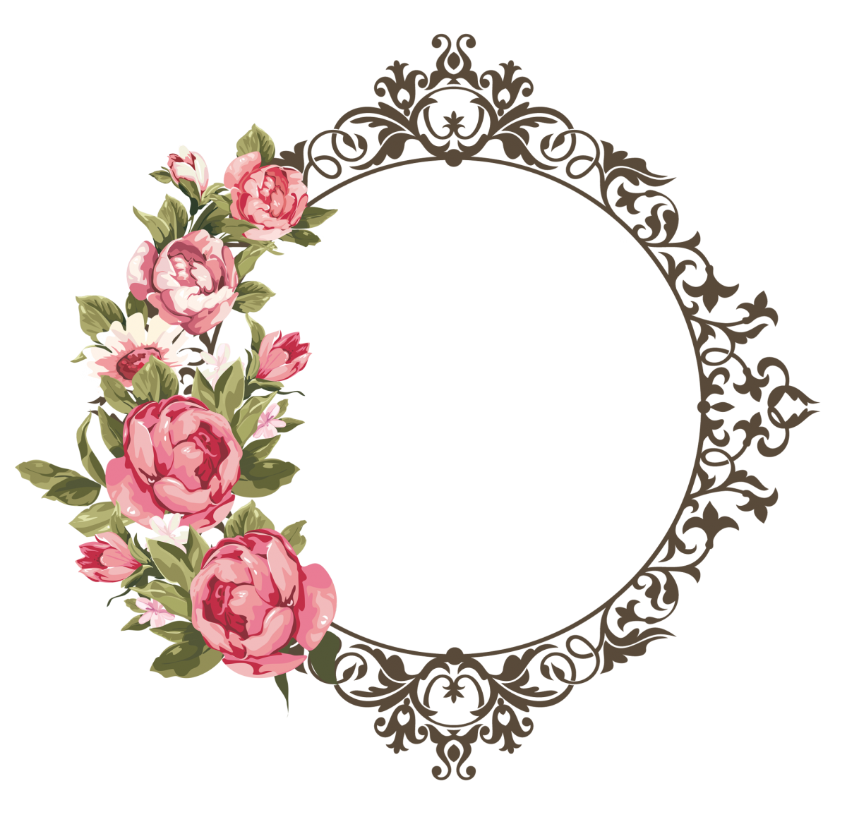 Орнамент из цветов