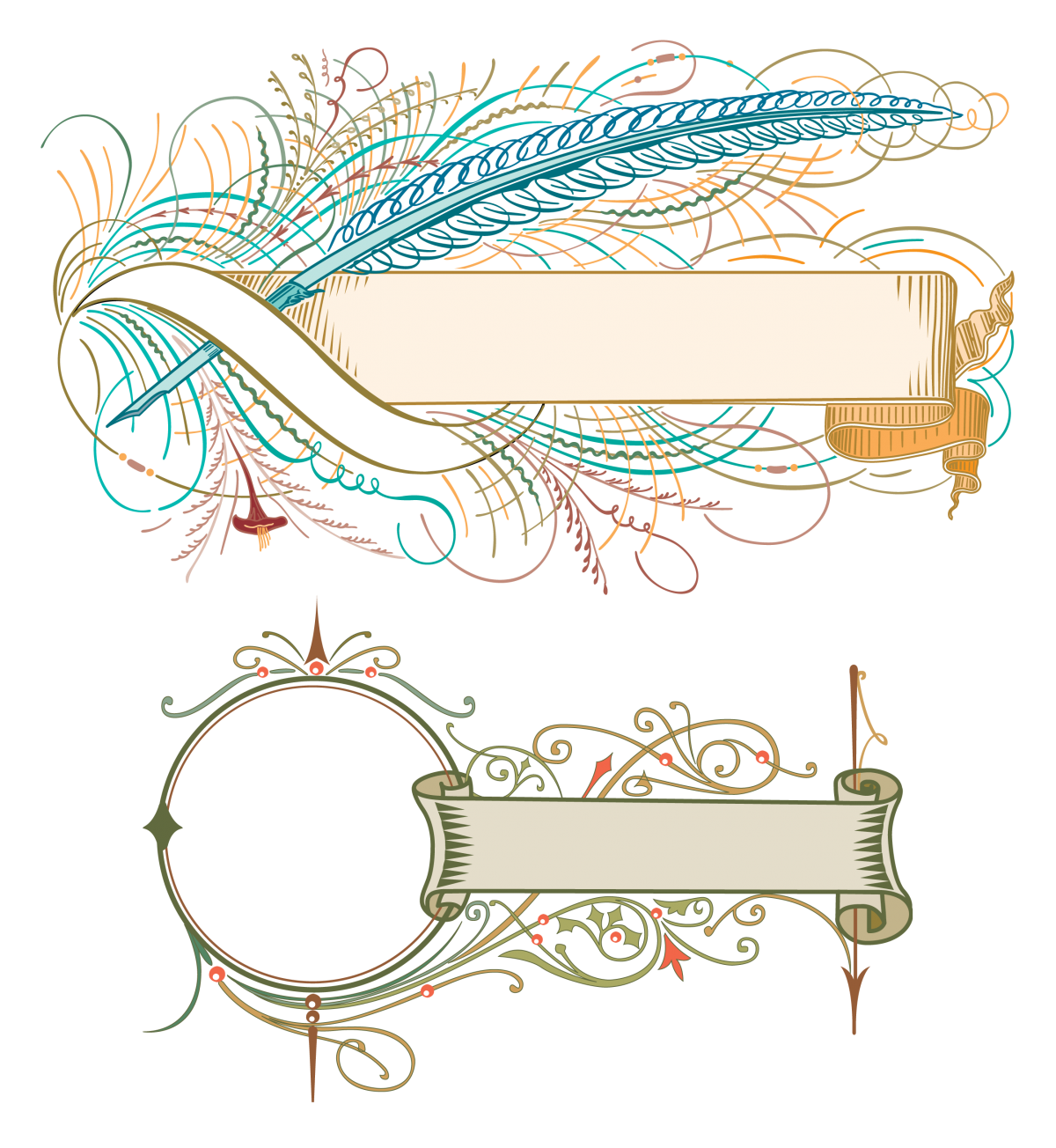 Рамки вырезы для виньеток