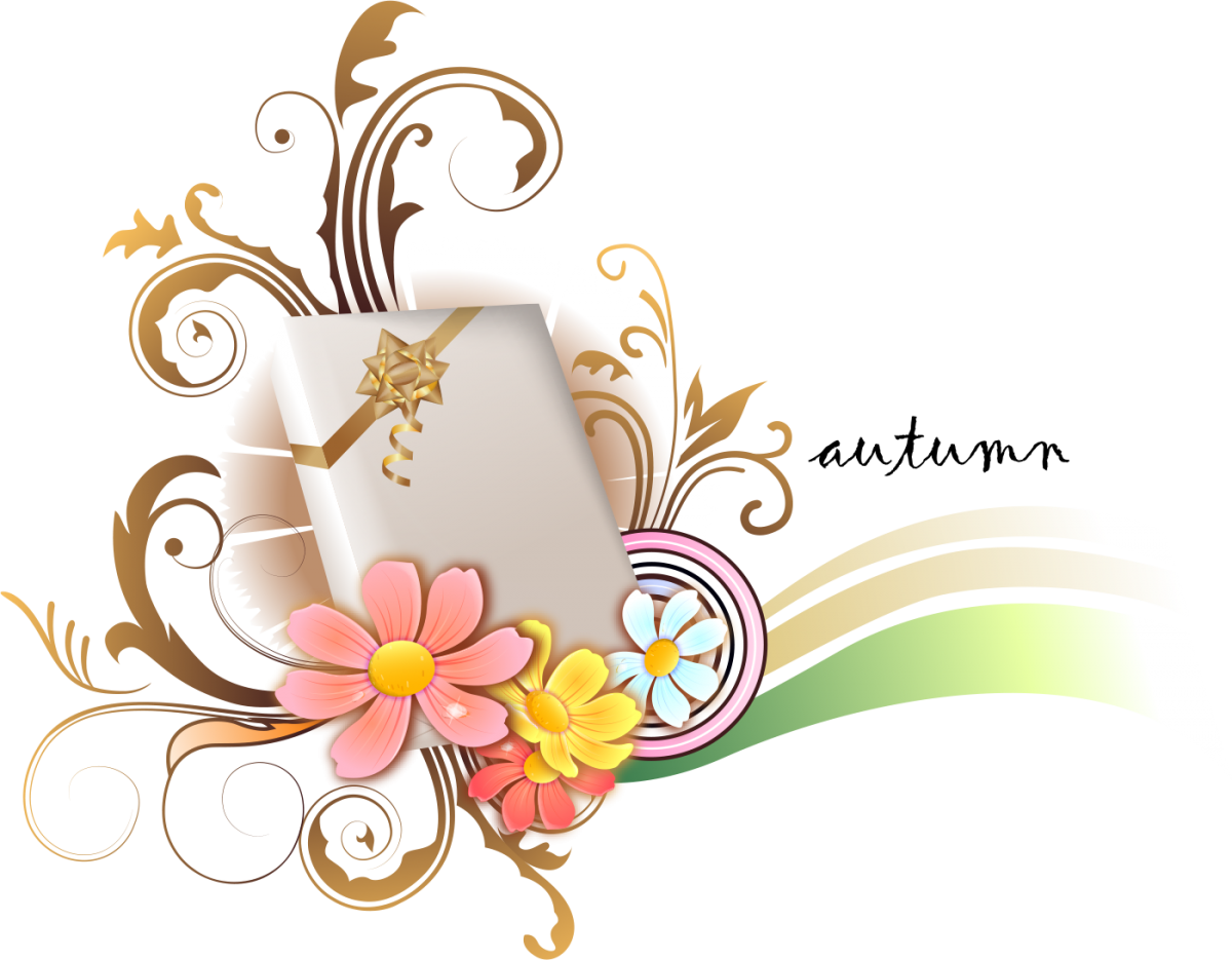 Рамки вырезы с цветочками