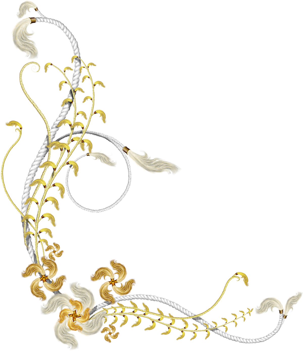 Виньетки на прозрачном фоне