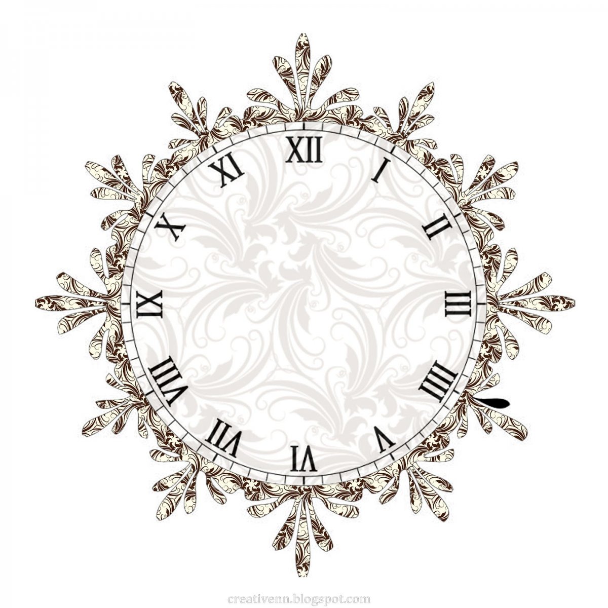 Циферблаты для часов декупаж