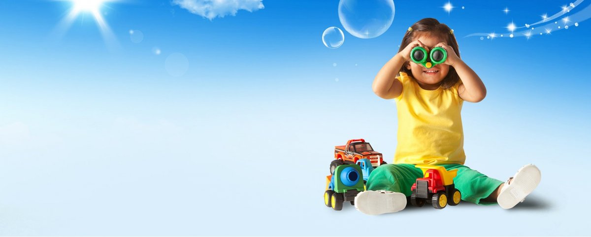 Детские игрушки баннер