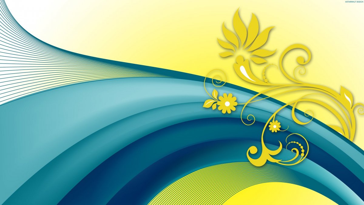 Желто голубой фон