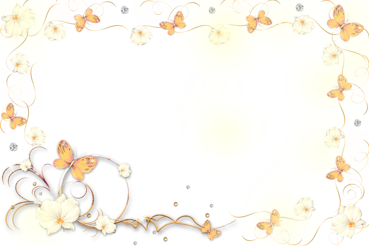 Красивые рамки на прозрачном фоне