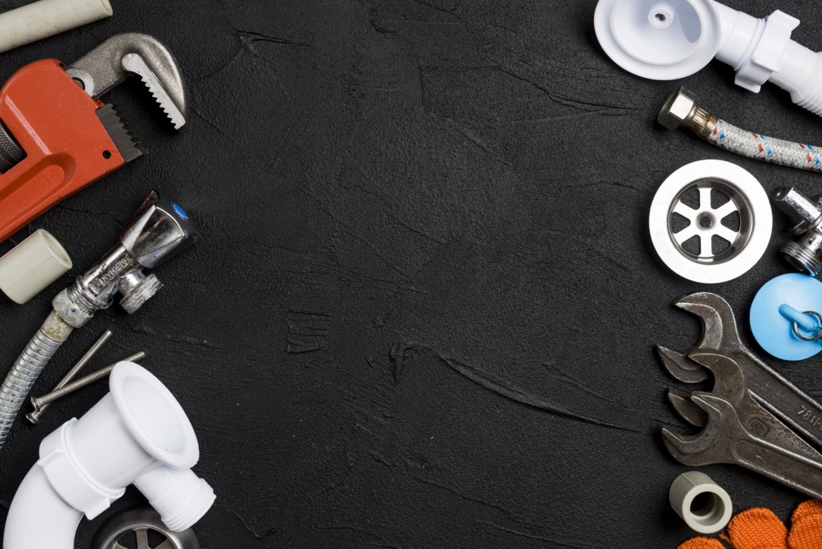 Фон трубы сантехника для визитки