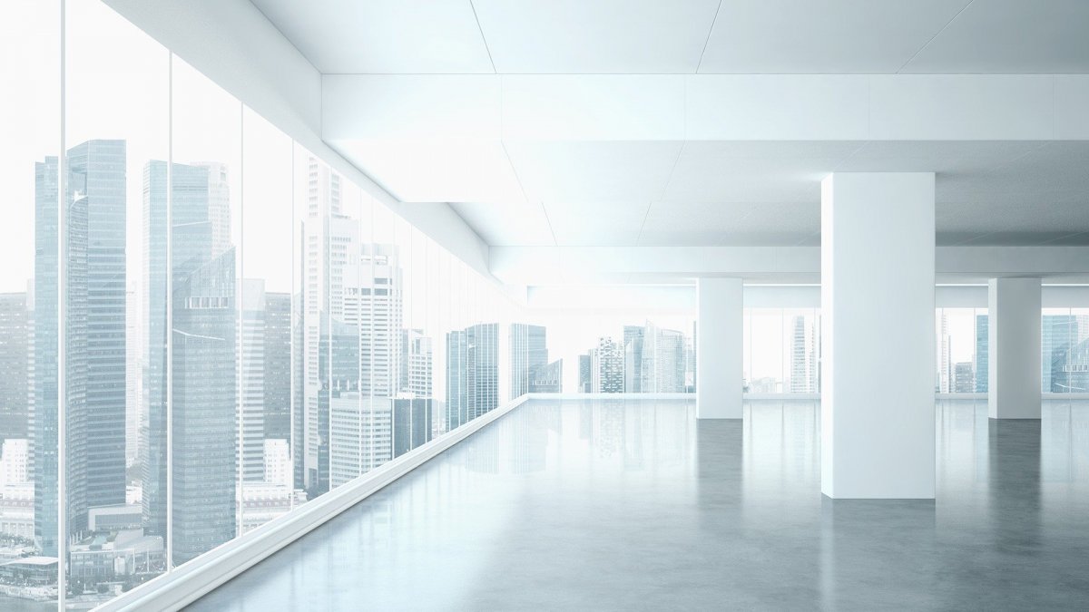 Здания на Светлом фоне