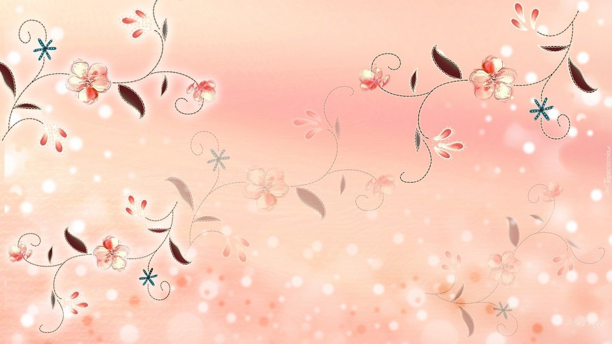 Нежный фон с цветами