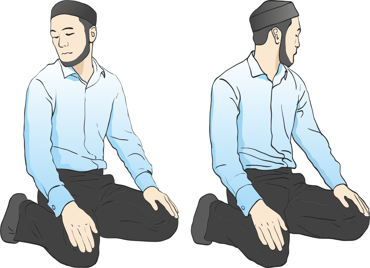 Мусульман парень намаз