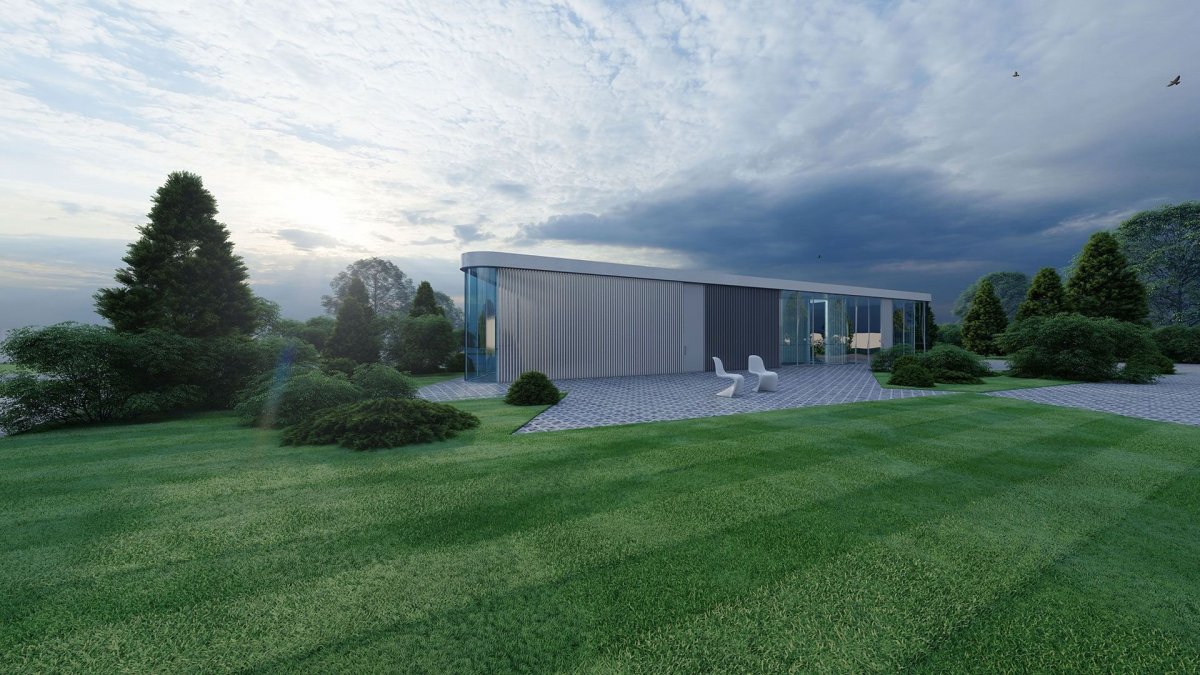 Сельский пейзаж панорама