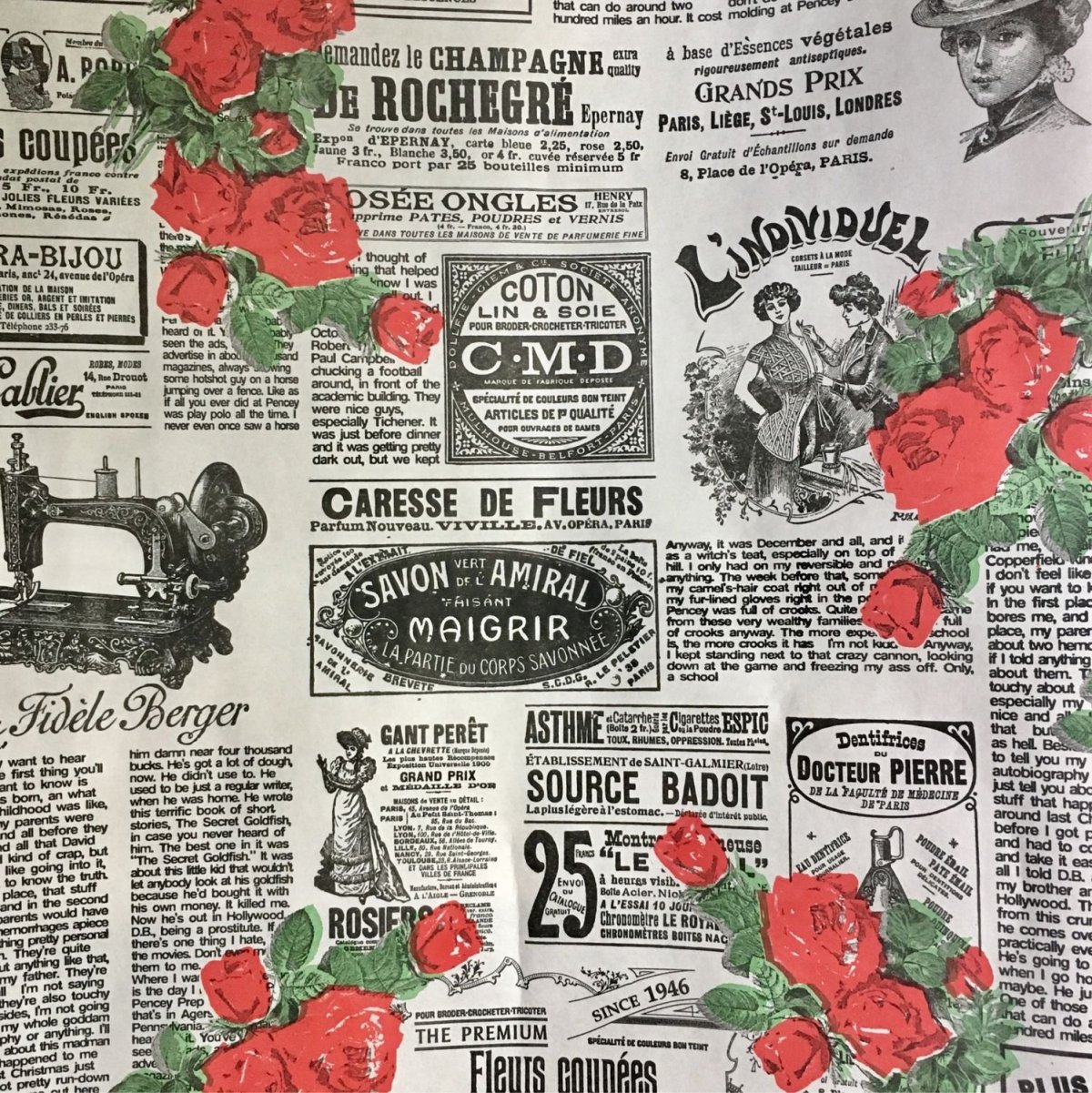 Оберточная бумага газета