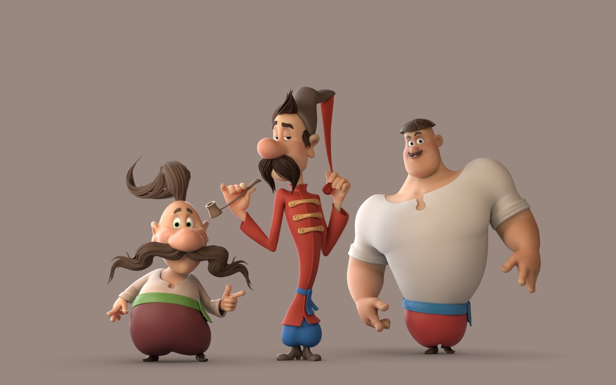 Маленький казак из мультика