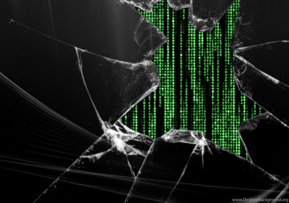 Разбитая матрица обои