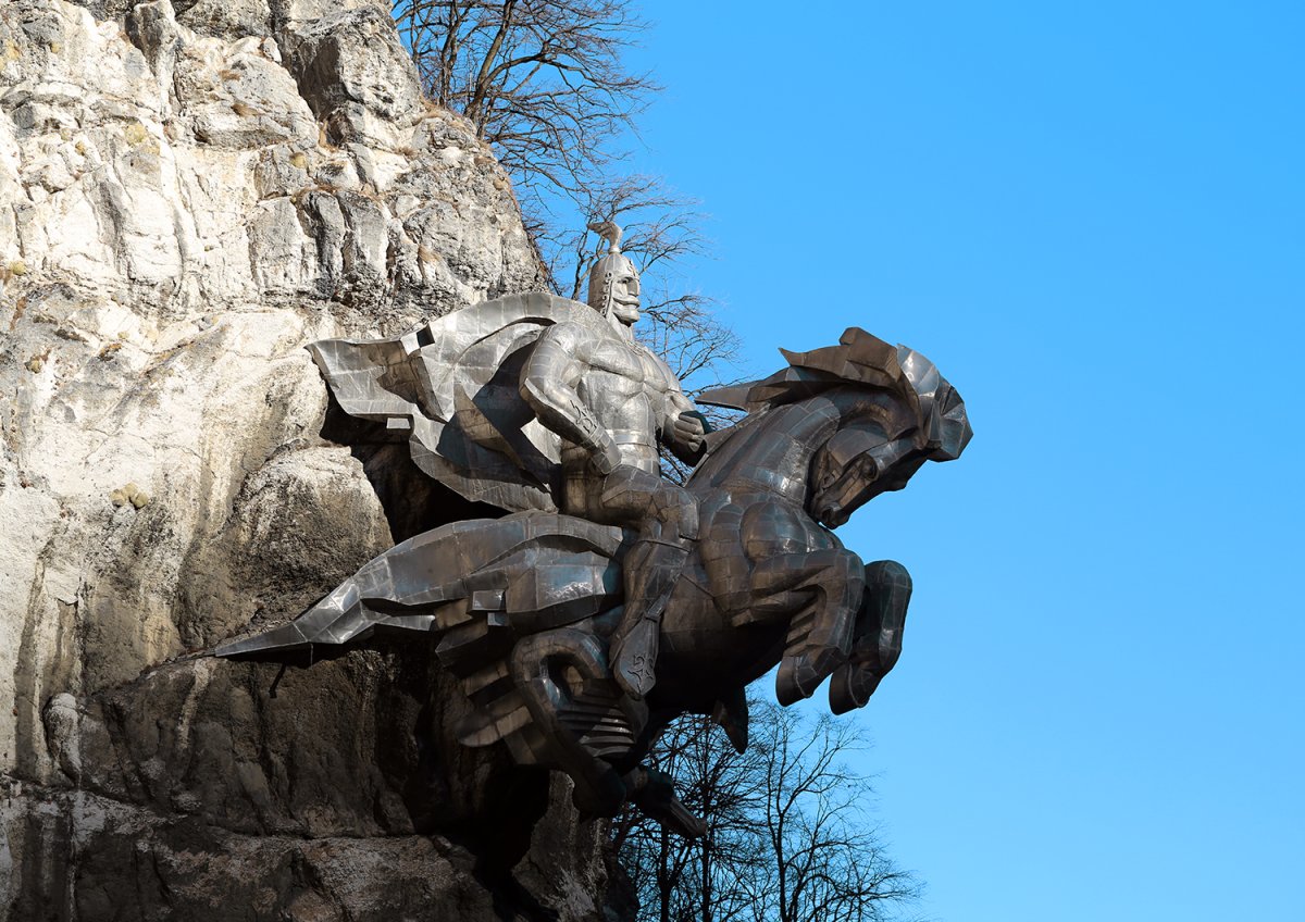 Святой Георгий Уастырджи рисунок