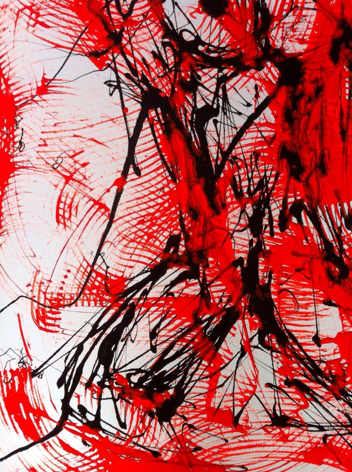 Красная абстракция