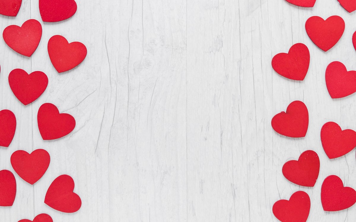 Красивый фон с сердечками