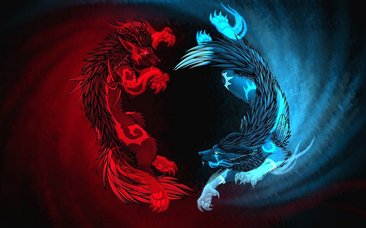 Инь Янь абстракция