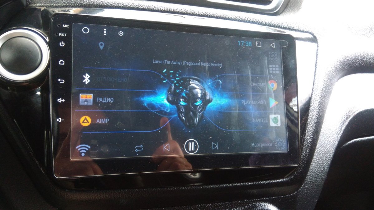 Kia Rio 3 магнитола 7 дюймов