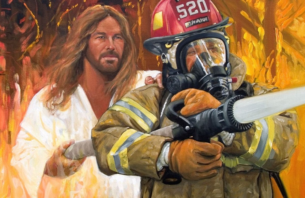 Крутой пожарный