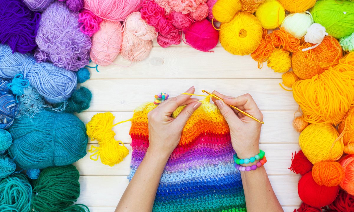 Обои вязание