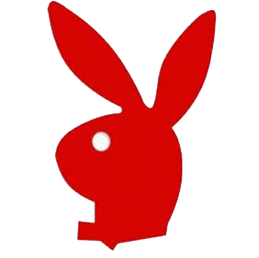 Логотип плейбой. Кролик плейбой. Зайчик плейбой. Красный кролик. Значок плейбой.
