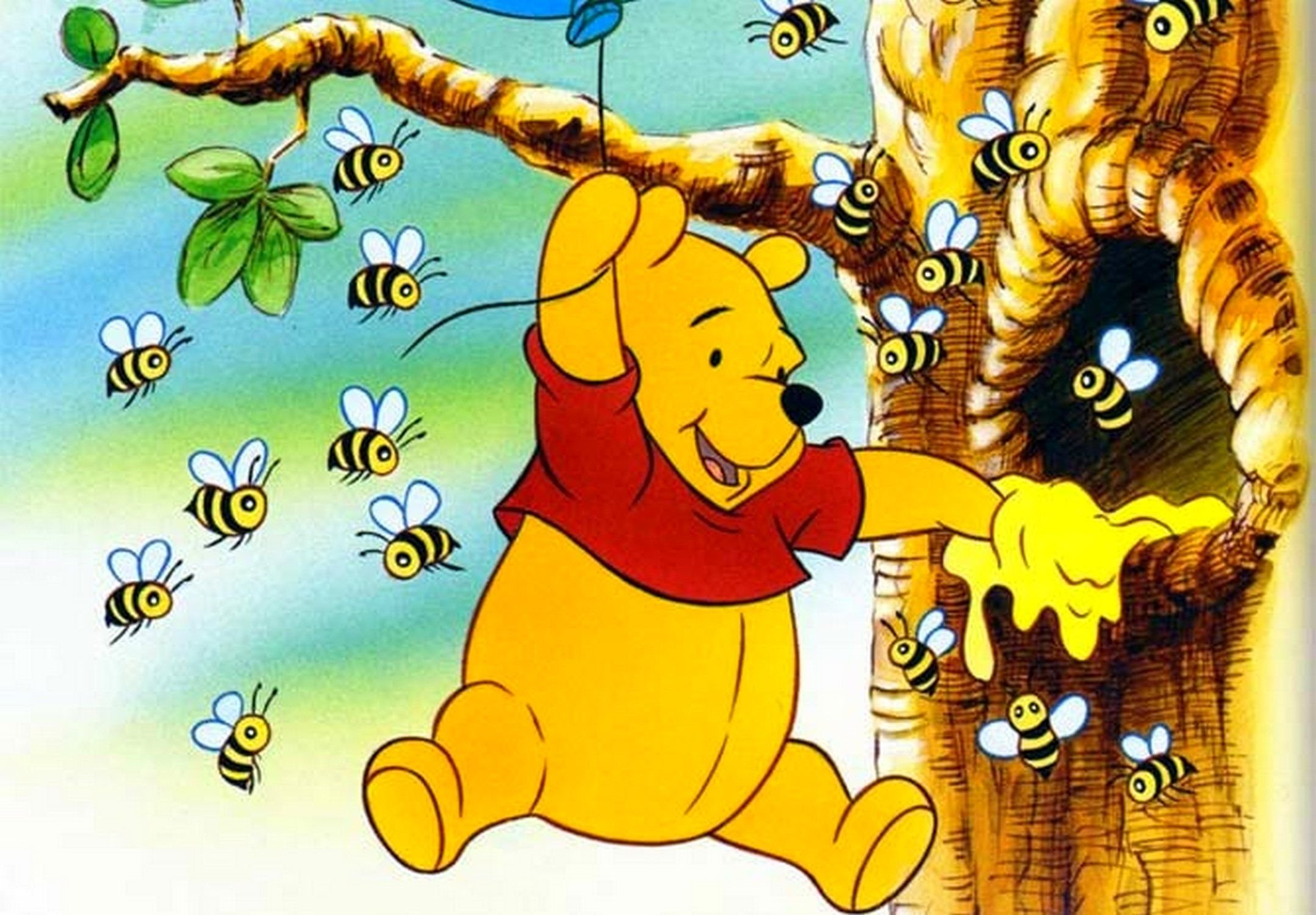 Пчелы в мультике про Винни пуха