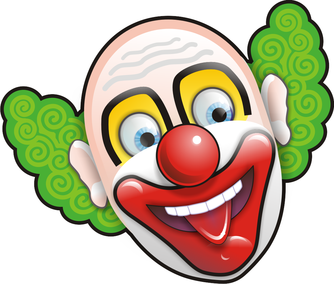 Маски на день смеха в детском саду. Клоун. Веселая маска. Маска веселого клоуна.